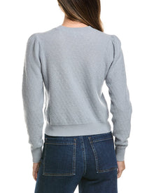 FRAME Denim | Womens | The Pointelle Cashmere Sweater | Grey