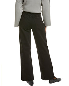 rag & bone | Womens | Lori Black Mid-Rise Wide Leg Jean | Black