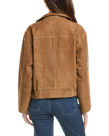 Walter Baker | Womens | Maverick Nubuck Jacket | Brown