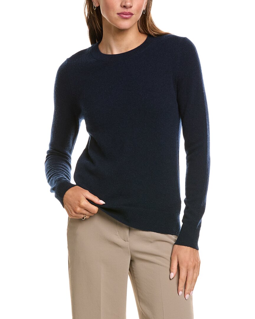 InCashmere | Womens | Basic Crewneck 100% Cashmere Sweater | Navy
