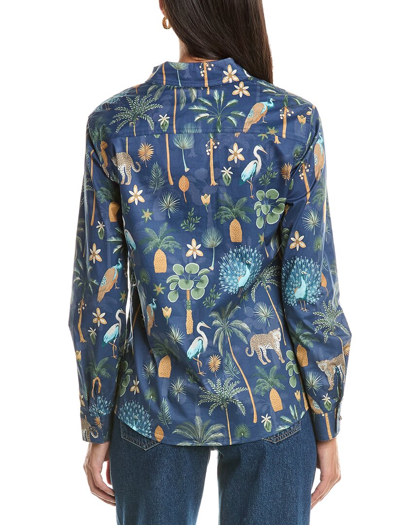 J.McLaughlin | Womens | Lois Blouse | Blue
