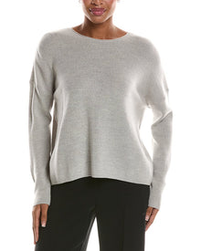 EILEEN FISHER | Womens | Crew Wool Sweater | White