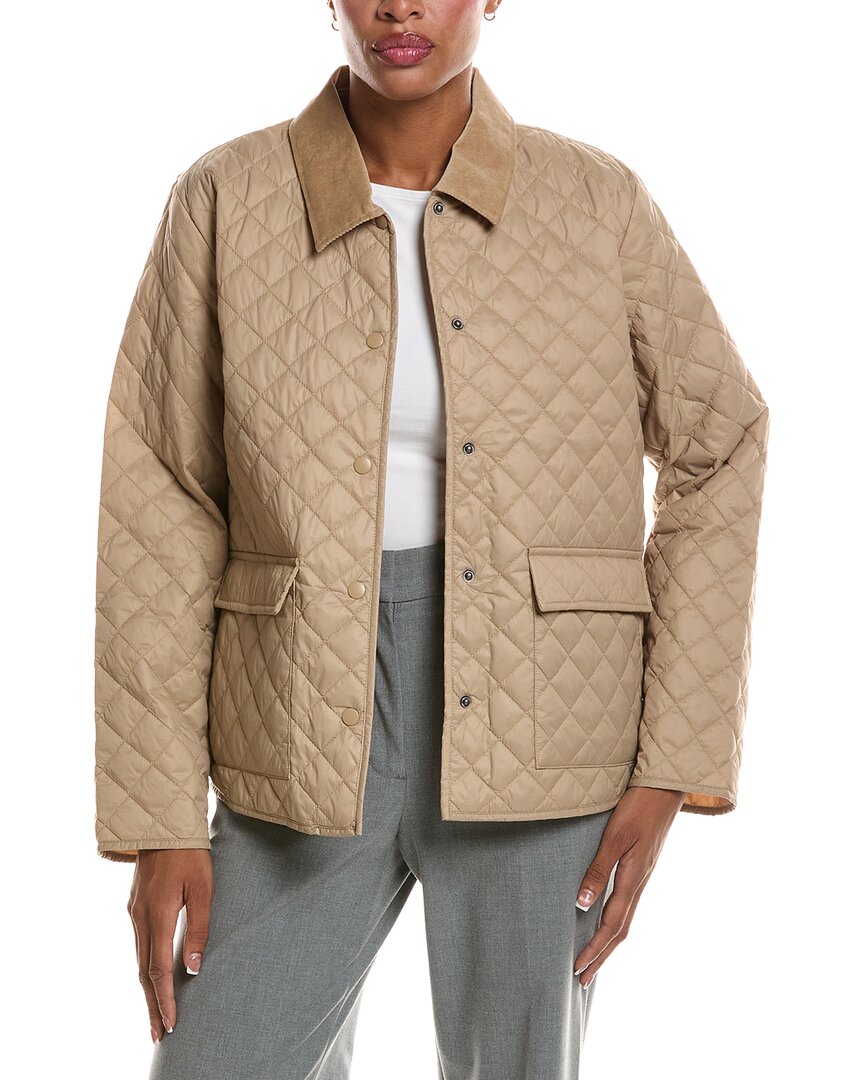 EILEEN FISHER | Womens | Quilted Jacket | Brown