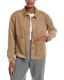 EILEEN FISHER | Womens | Corduroy Jacket | Brown