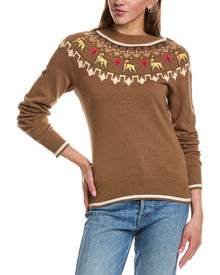 Rowing Blazers | Womens | Thanksgiving Fairisle Sweater | Brown