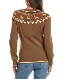 Rowing Blazers | Womens | Thanksgiving Fairisle Sweater | Brown