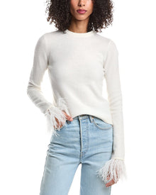 Marella | Womens | Addio Wool-Blend Sweater | White