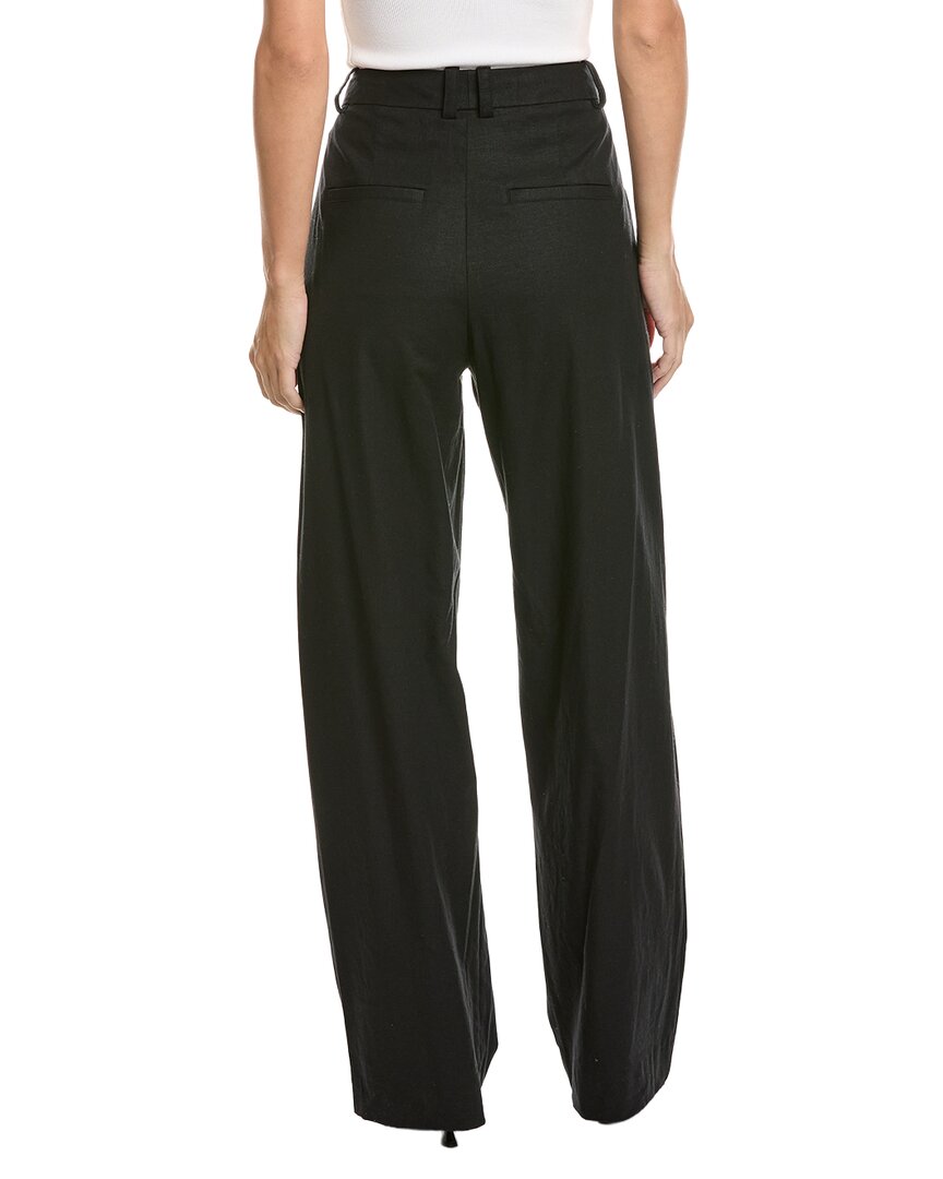 Vince | Womens | High Waisted Casual Tailored Wide Leg Pant | Black