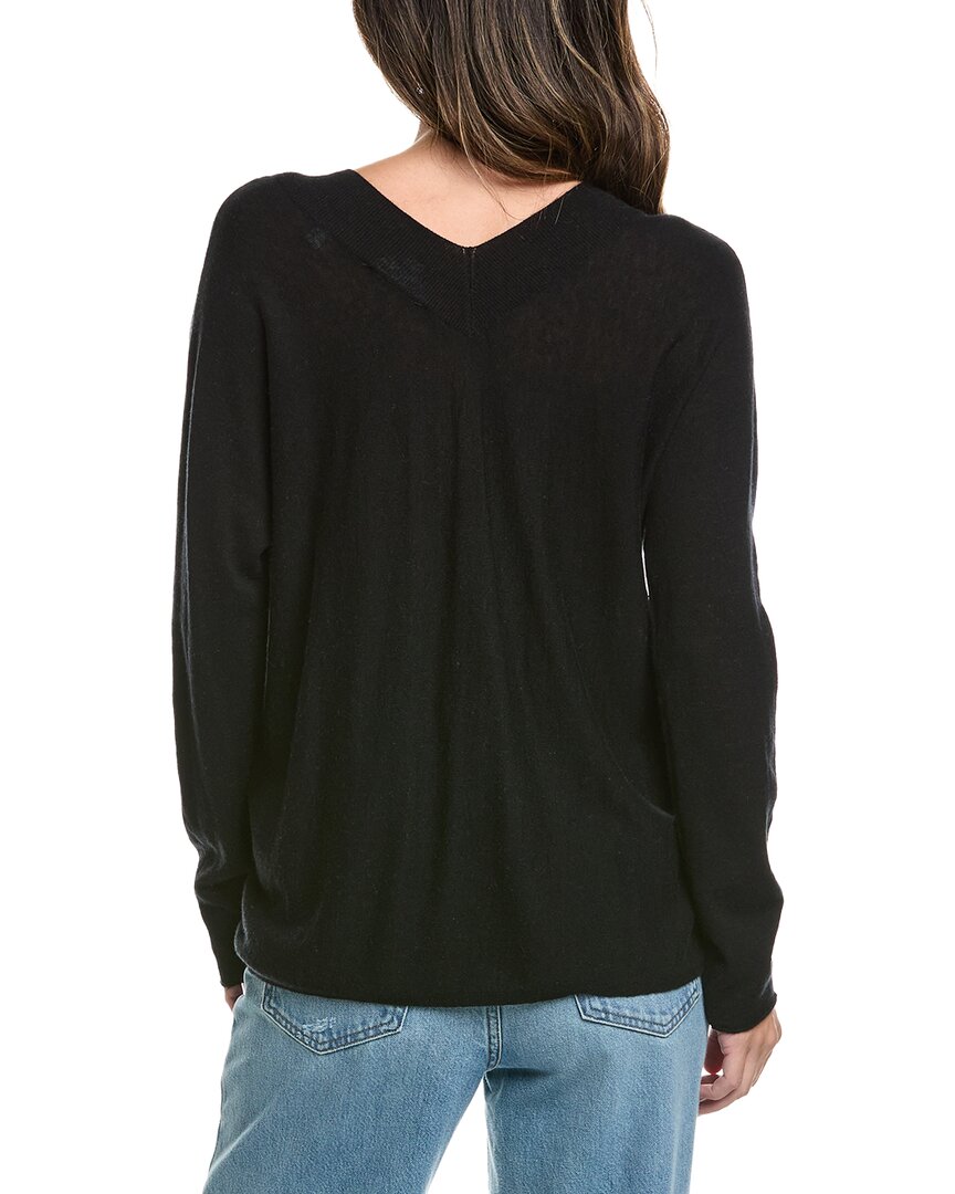Vince | Womens | Double V-Neck Pullover | Black