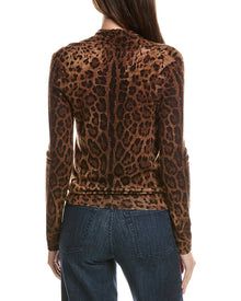 sofiacashmere | Womens | Sofia Cashmere Modern Faux Wrap Wool & Cashmere-Blend Sweater | Brown Multi