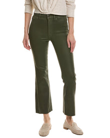 DL1961 | Womens | Bridget Cropped Moss Coated Bootcut Jean | Green