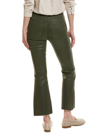 DL1961 | Womens | Bridget Cropped Moss Coated Bootcut Jean | Green