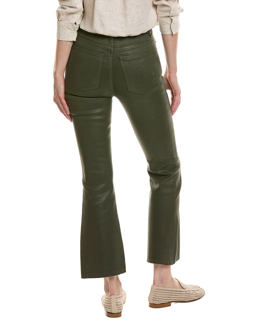 DL1961 | Womens | Bridget Cropped Moss Coated Bootcut Jean | Green