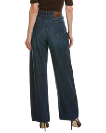 DL1961 | Womens | Casie Space Blue Relaxed Wide Leg Jean | Blue