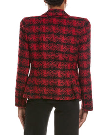 L'AGENCE | Womens | Kaisley Wool-Blend Blazer | Black