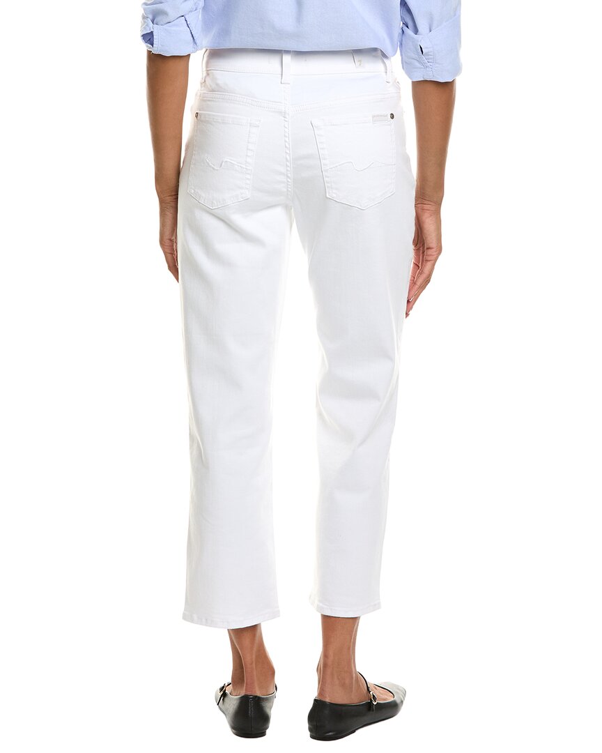 7 For All Mankind | Womens | The Modern Casablanca Straight Jean | White