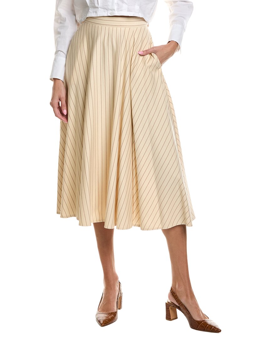Max Mara | Womens | MM by Pelota Jersey Skirt | Ivory