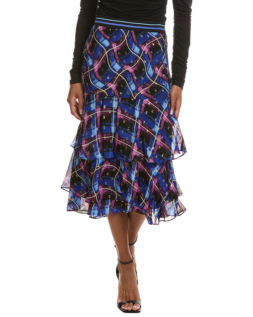 Diane von Furstenberg | Womens | Meg Skirt | blue multi