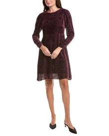 Johnny Was | Womens | Donovan Silk-Blend Mini Dress | Red