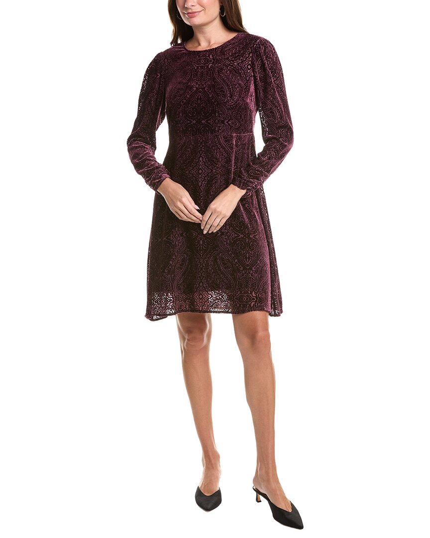 Johnny Was | Womens | Donovan Silk-Blend Mini Dress | Red