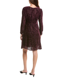Johnny Was | Womens | Donovan Silk-Blend Mini Dress | Red