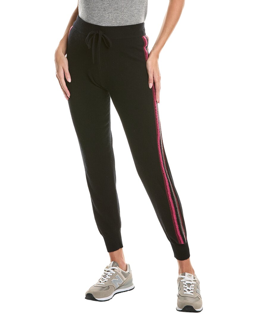 Johnny Was | Womens | The Crochet Cashmere Jogger Pant | Black