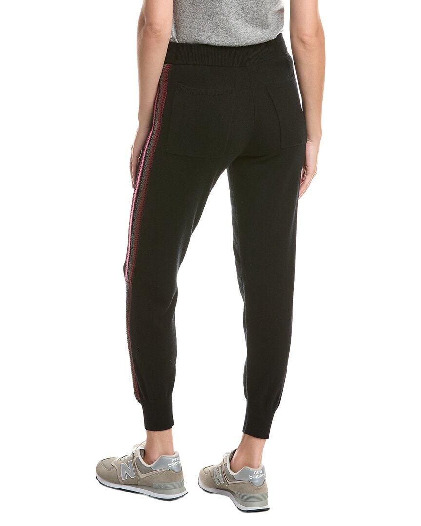 Johnny Was | Womens | The Crochet Cashmere Jogger Pant | Black