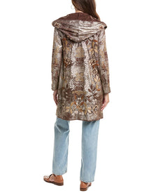 Johnny Was | Womens | Biya Metallic Duster | Brown