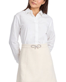 Draper James | Womens | Button Top | White