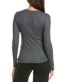 Splendid | Womens | Pointelle Top | Gray