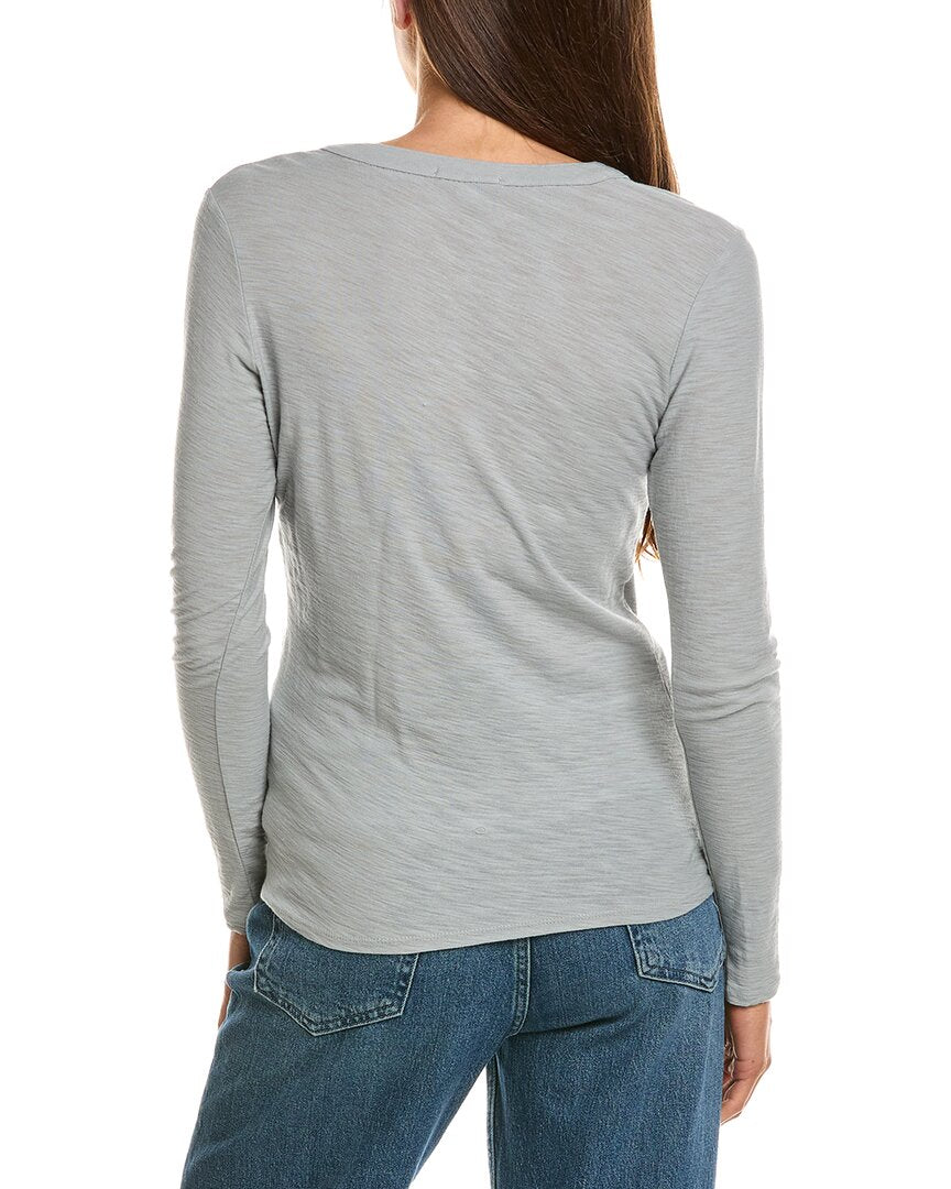 James Perse | Womens | Henley Top | Multi