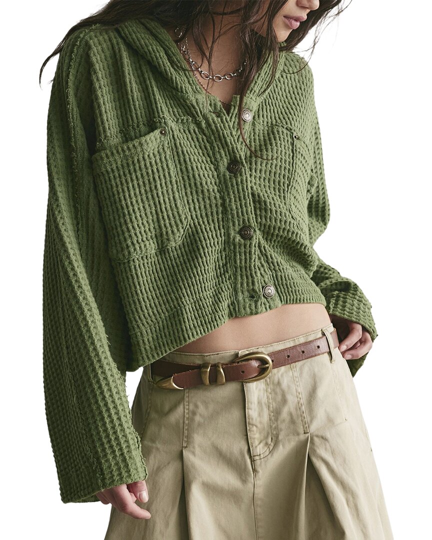Free People | Womens | Lolli Swing Cardigan | Green