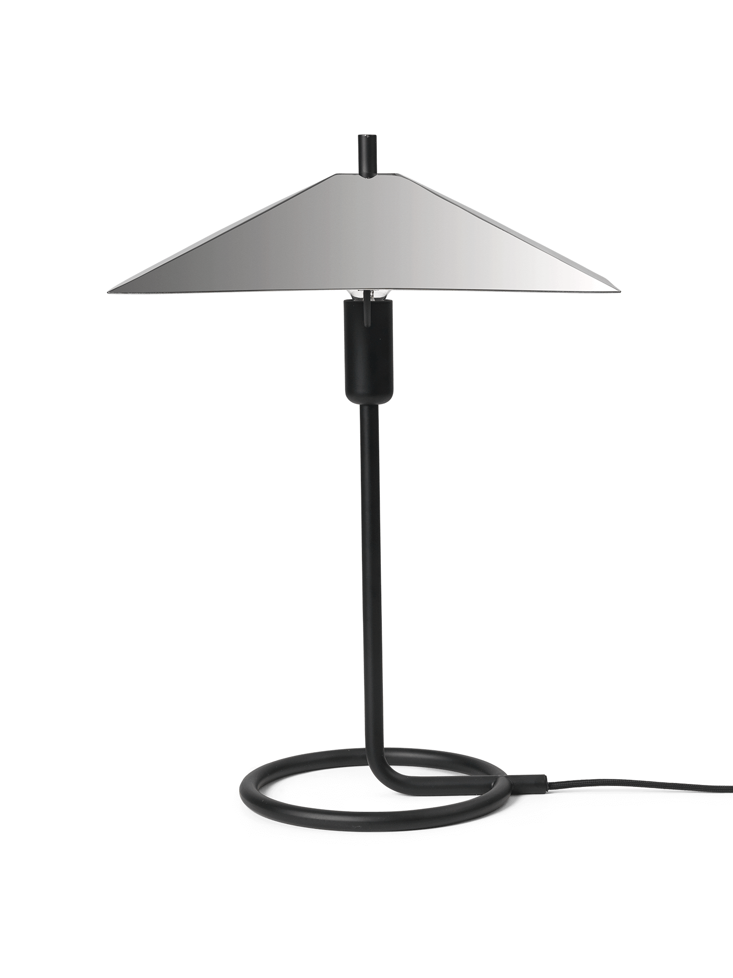Filo Table Lamp Square Black/Mirror Polished | UL