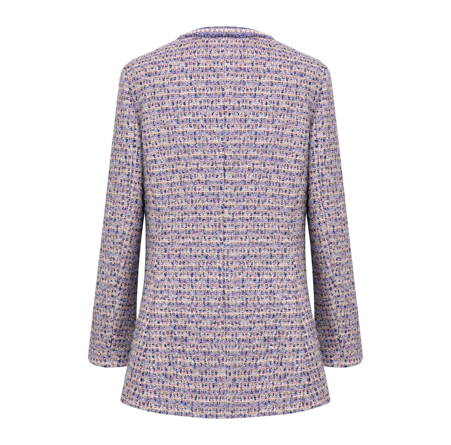 Tweed Parisian-Style Coat | Purple
