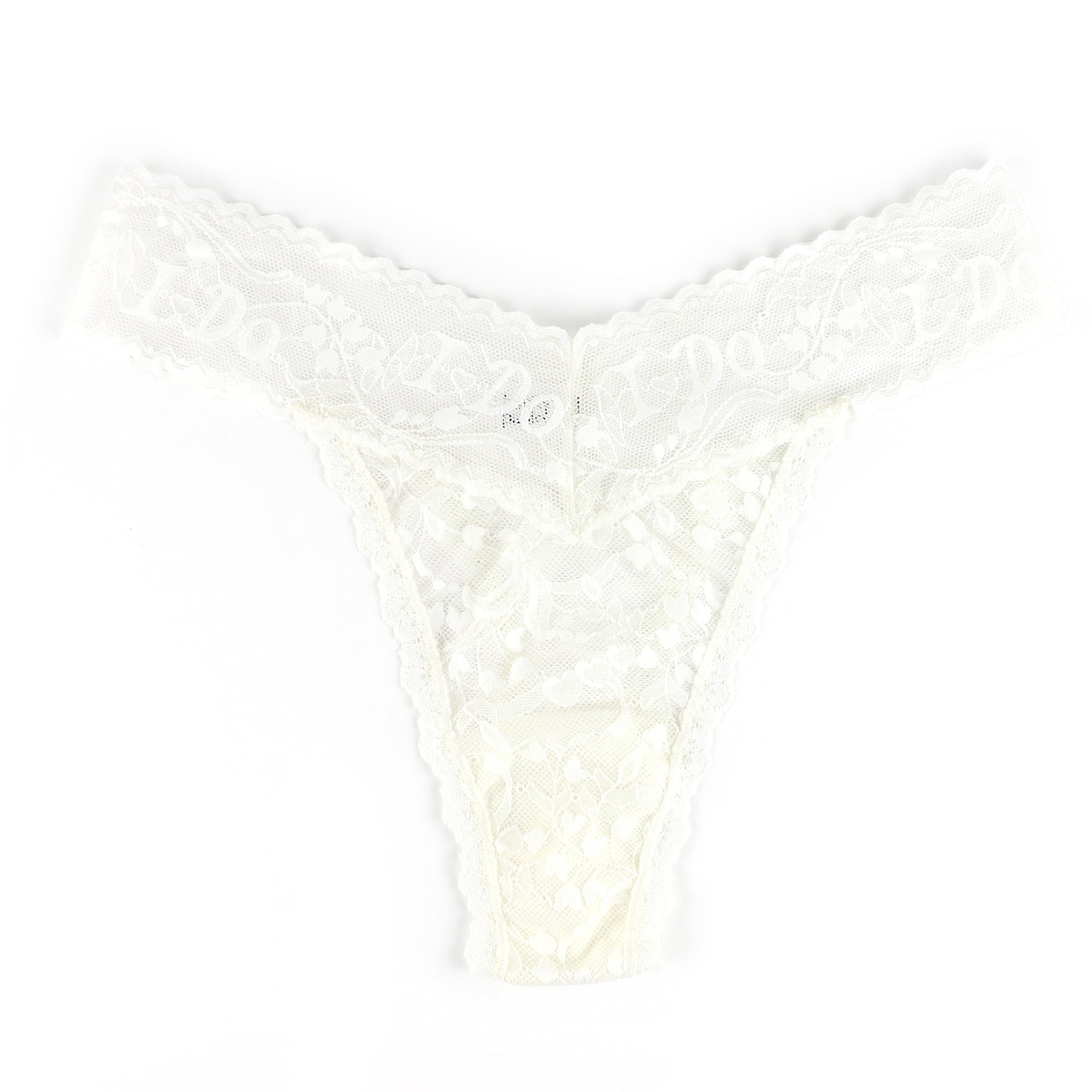 I Do Shimmer Original Rise Thong | Light Ivory