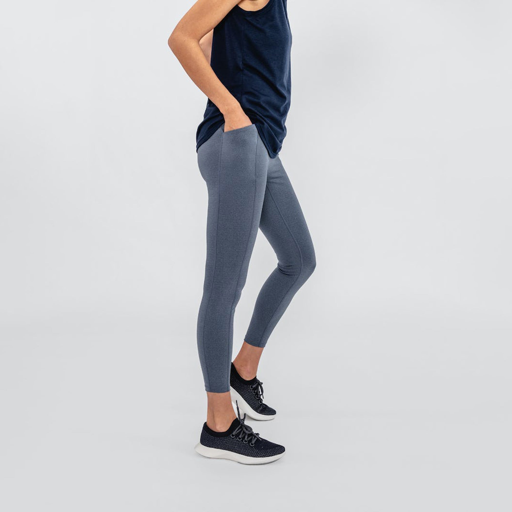 Women's Joule Active Legging - Indigo Heather