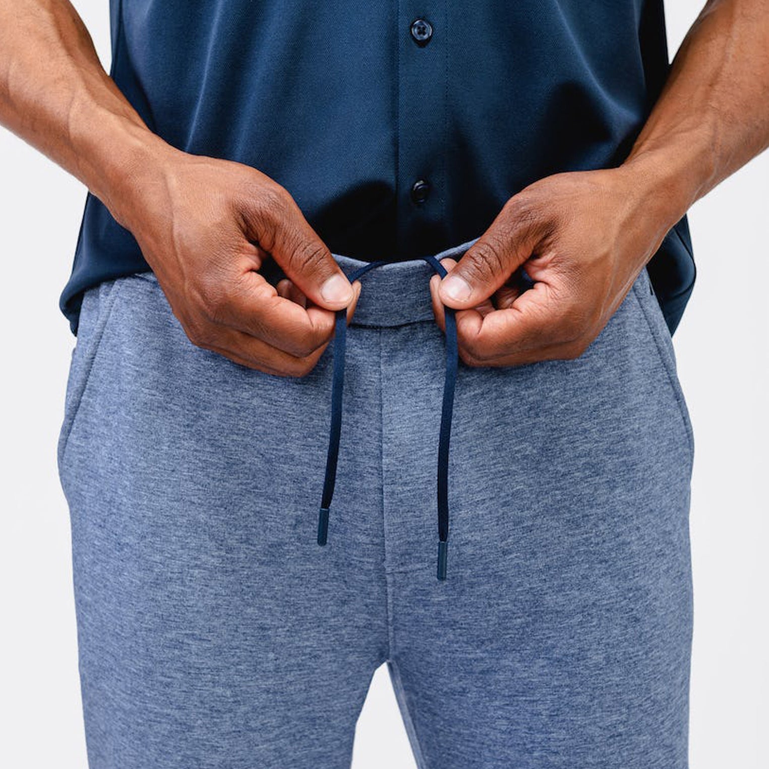 Men's Fusion Terry Jogger - Indigo Heather