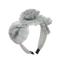 Francesca Grey Tulle Headband | Grey