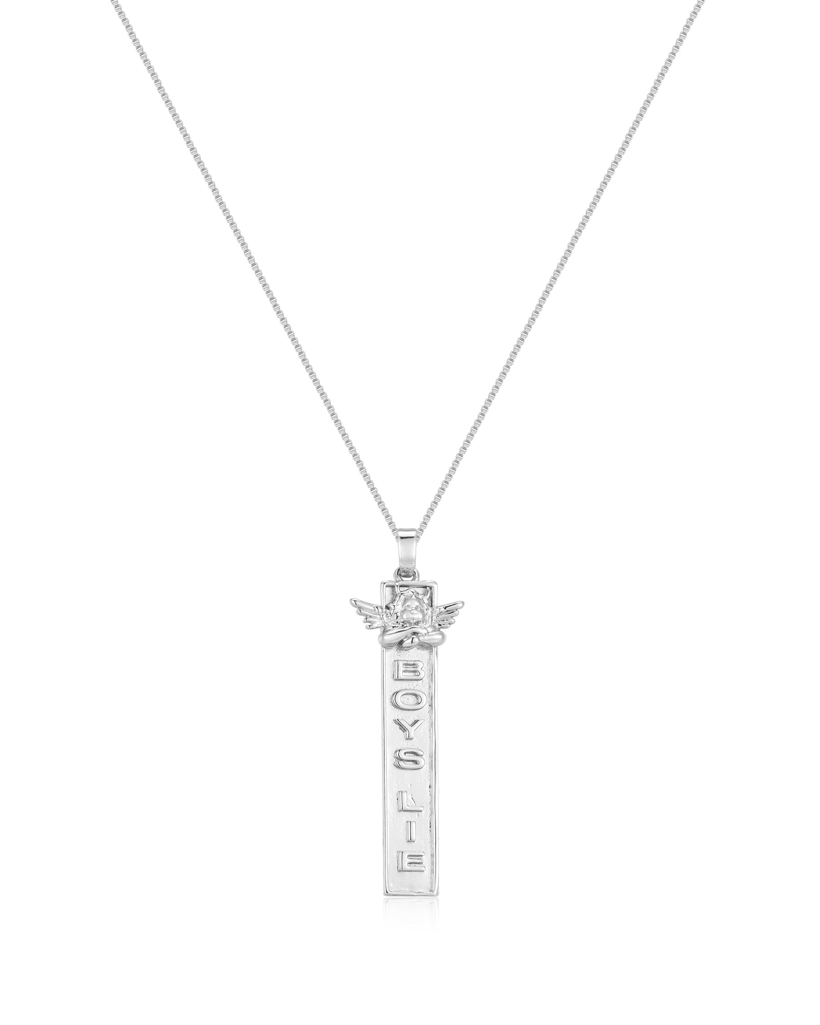 The Suzi Angel Necklace | Silver