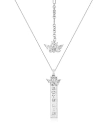 The Suzi Angel Necklace | Silver
