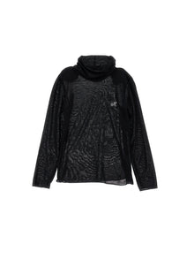 Girls | Jersey Turtleneck With Rhinestones | Black