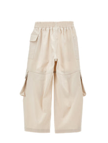Girls | Stretch Cargo Trousers | Beige