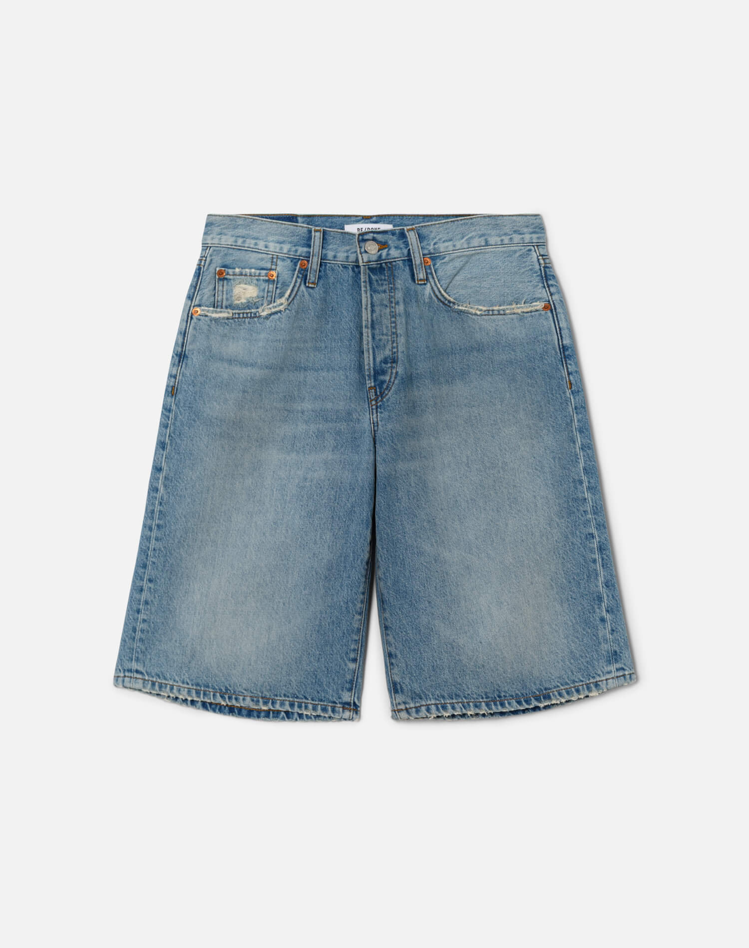 Womens | Skater Short | Aged Worn Blue