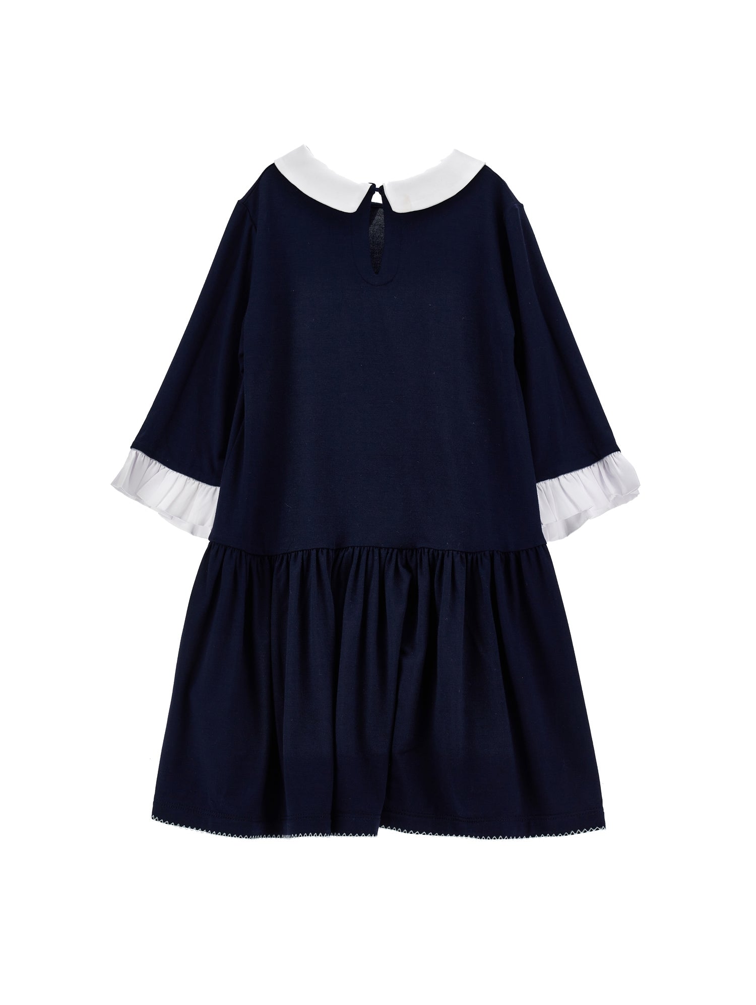 Girls | Viscose Jersey Dress | Dark Blue