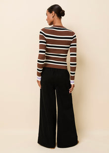Flynn Pant Noir - Solid & Striped