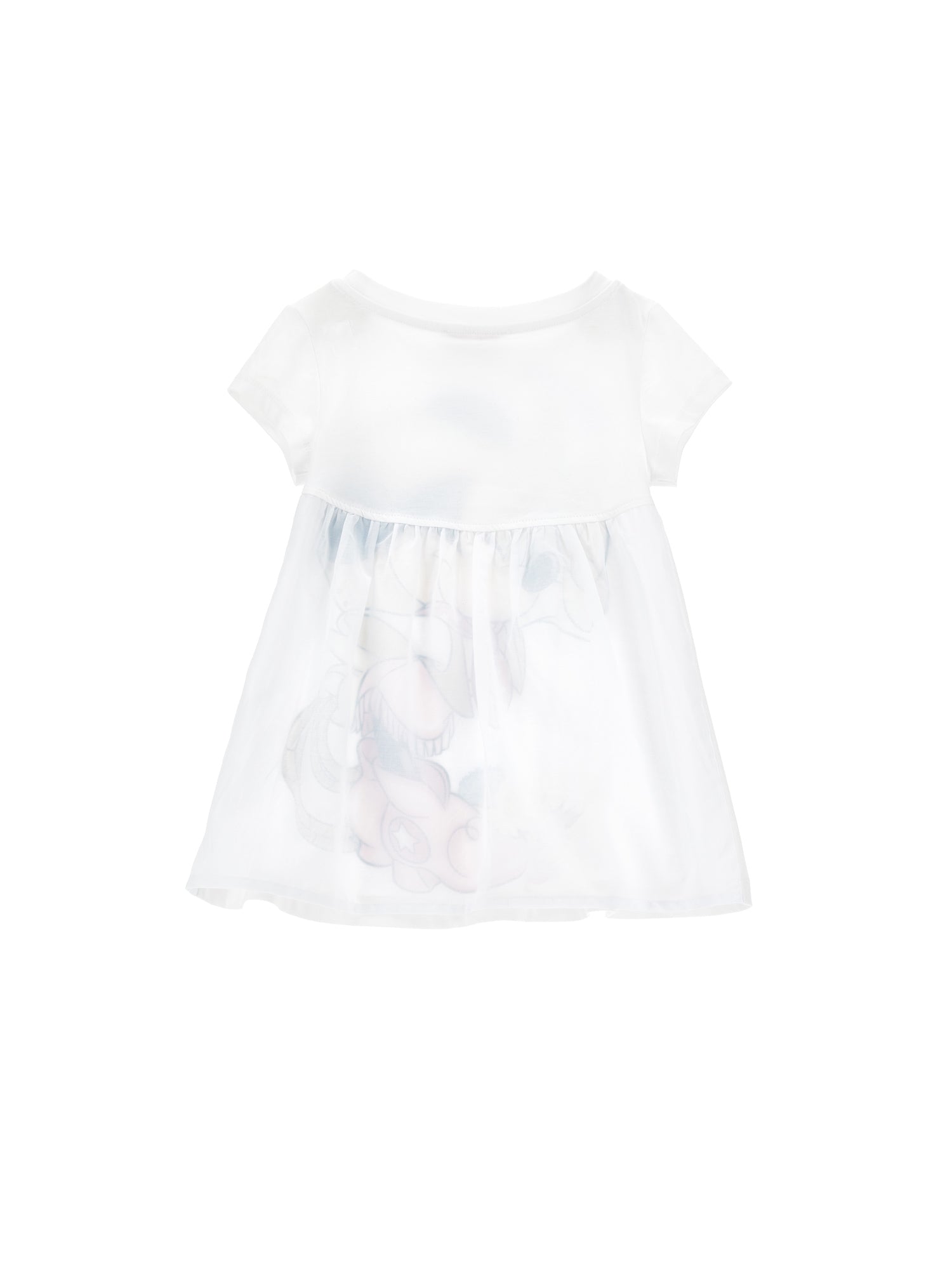 Girls | Minnie Print Maxi T-Shirt | White