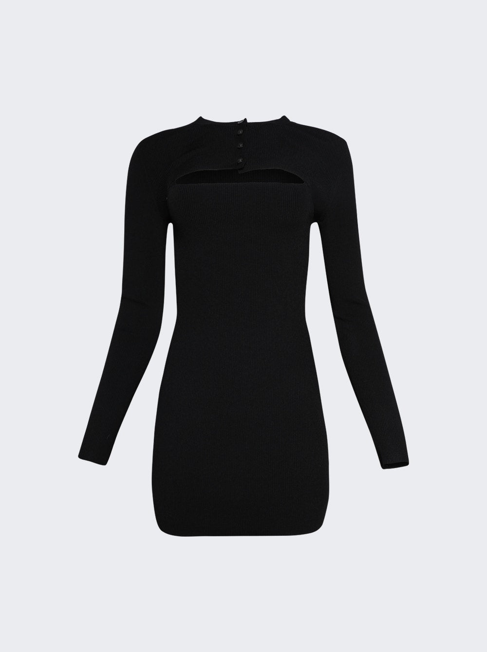 Women | alexanderwang | Cropped Cardigan Twinset Dress | Black