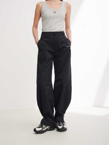 Outdoor Sport Wide-leg Pants | Black