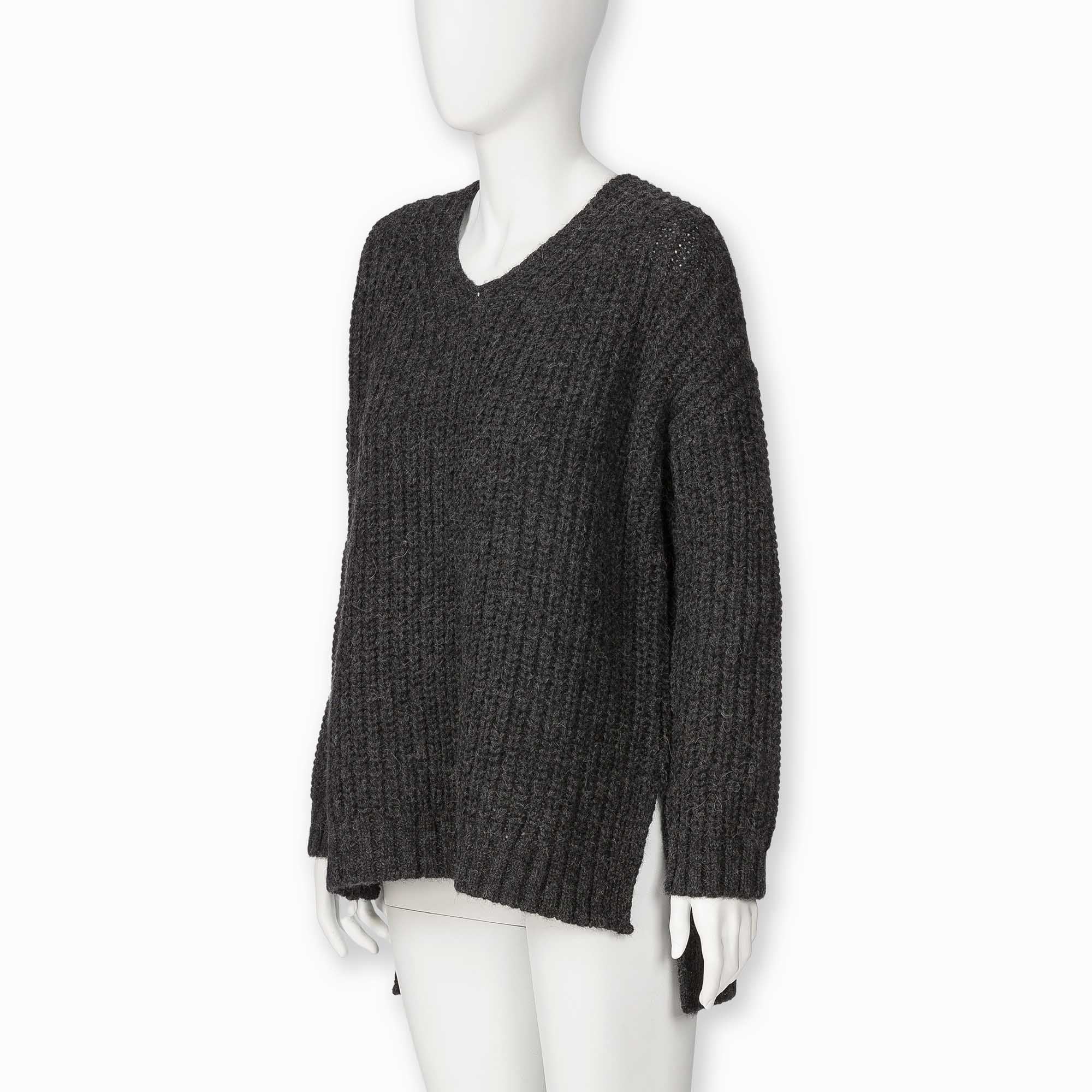 Womens | Oversized Sweater | Black Melange