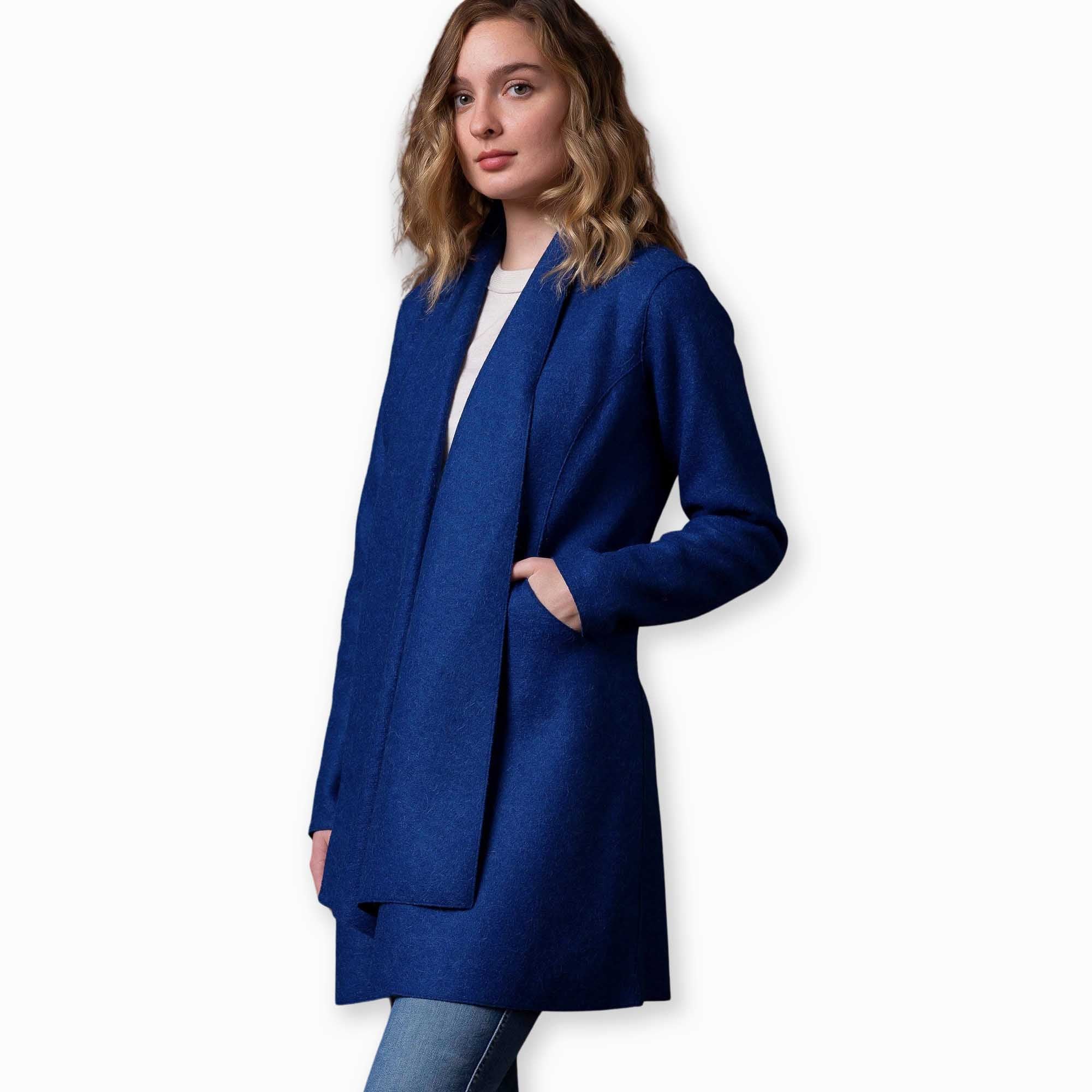 Womens | Swing Coat | Admirals Blue